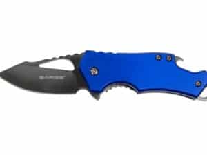 Sarge Knives Blue Fuse- Blue Pocket Knife & Bottle Opener