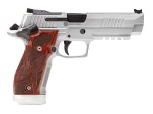 Sig Sauer P226 X-Five Stainless Custom Works Handgun 9mm Luger 10rd Magazines(3) 5" Barrel Cocobolo Grips SAO