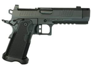 Alpha Foxtrot AF1911-Romulus MOS Adapter Handgun 9mm Luger 20rd Magazines(5) 4.25" Comp Threaded Barrel DLC Black