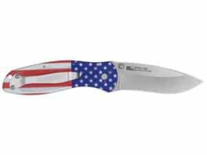 Kershaw Blur Folding Knife 3-2/5" Drop Point Blade USA Flag