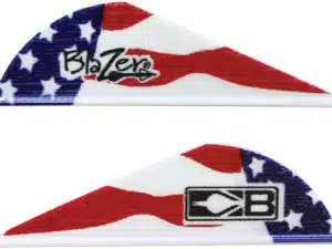 BOHNING BLAZER VANES TRUE - COLOR 2" AMERICAN FLAG 36PK