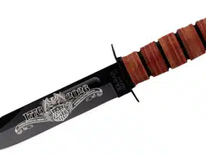 KA-BAR UTILITY KNIFE 7" 250TH - USA COMMEMORATIVE & SHEATH