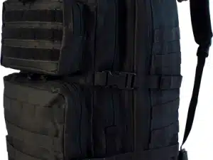 RED ROCK LARGE ASSAULT PACK - BLACK W/ WEBBING