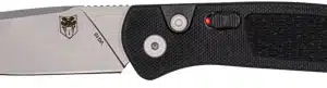 COBRATEC RECON PUSH BUTTON - AUTO 3.12" BLACK G10