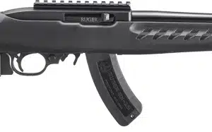 RUGER 22 CHARGER 22LR 8" - W/RAIL THREADE BLACK