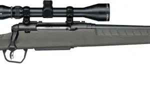 SAVAGE AXIS 2 XP 22-250 20" - THREADED W/3-9X40 BLACK/GREEN