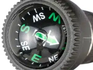 RUKO FIXED BLADE SURVIVAL 6" - ABS HANDLE WITH BALL COMPASS