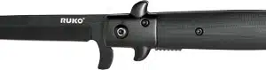 RUKO FOLDER BLACKOUT SPRING - ASSIST 4" G10 CLAMSHELL