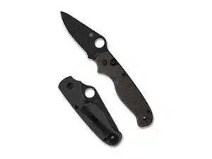 SPYDERCO BUTTONUP CF PE 3.27" BLK