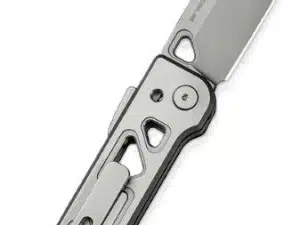 WE KNIFE TYRO 2.91" GRAY - TITANIUM STONEWASH SUPERLOCK