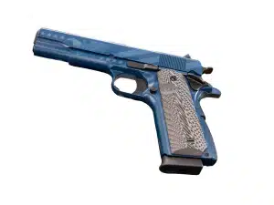 Chiappa 1911 250th Anniversary Handgun .45 Auto 8rd Magazine 5'' Barrel Blue Navy Cerekote G10 Grips