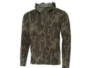 Muddy DV8 Quest Midweight Quarter Zip Hoodie Mossy Oak Bottomland L
