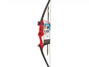 Bear Archery Traditional Youth Bow Flash 18lb Ambidextrous Red