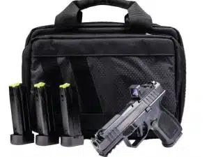Rost Martin RM1S Comp Handgun Bundle 9mm Luger 15(4)rd Magazines 3.6" Barrel Black Viridian Red Dot Pistol
