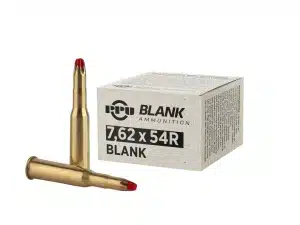 PPU Blank Rifle Ammunition 7.62X54R Blanks 20/ct