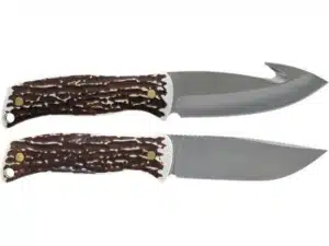 Uncle Henry Fixed Blade Knife Combo 4-1/5" Drop Point and Gut Hook Blades