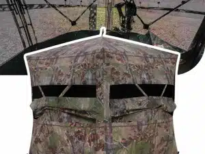 Barronett Blinds Grandview Ground Blind Bloodtrail Backwoods Camo See Through