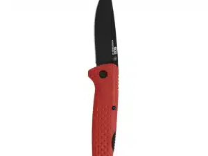 SOG Knives Adventurer LB Folding Knife 3" Drop Point Blade Red