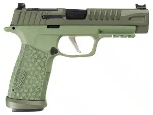 Sig Sauer P365 Fuse Two-Tone ODG Handgun 9mm Luger 21(2)&17(1)rd Magazines 4.3" Barrel LXG Front Optic Sight