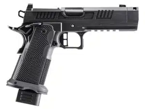 AF1911-ROMULUS 9MM 10Rd Magazine (5) 4.25" MOS Optic Cut Press In Compensated Ramped Bull Barrel DLC BLK