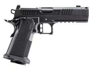 Alpha Foxtrot 1911 Romulus 10mm Auto 17rd Magazines(2) 4.25" Comp Threaded Barrel MOS DLC Black
