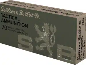 S&B 6.5GREN 124GR FMJ 20RD