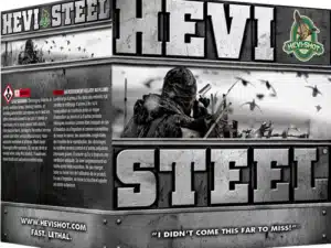 HEVI-SHOT HEAVY STEEL 12GA - 3" 1-1/4OZ #4 25RD 10BX/CS