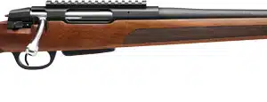 SAVAGE 334 6.5CM 18.5" - COMPACT BLACK/WALNUT STOCK
