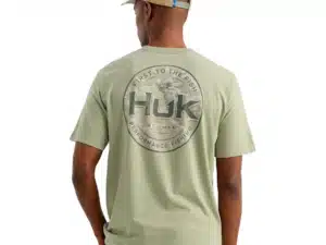 Huk Marlin Circle Short Sleeve Pocket Shirt Seagrass 2XL