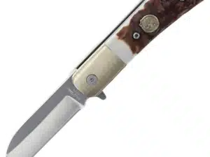Uncle Henry Next Gen 6UH Folding Knife 2-1/2" Drop Point Blade Staglon Clamshell