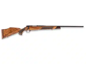 Weatherby Mark V Deluxe Varmintmaster Rifle .22-250 Rem 3rd Magazine 24" 1/2x28 Threaded Barrel Walnut