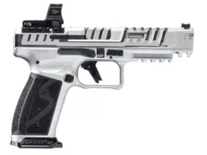 DEMO Canik SFx Rival-S Chrome Handgun 9mm Luger 18rd Magazine 5" Barrel Chrome with MO2 Optic